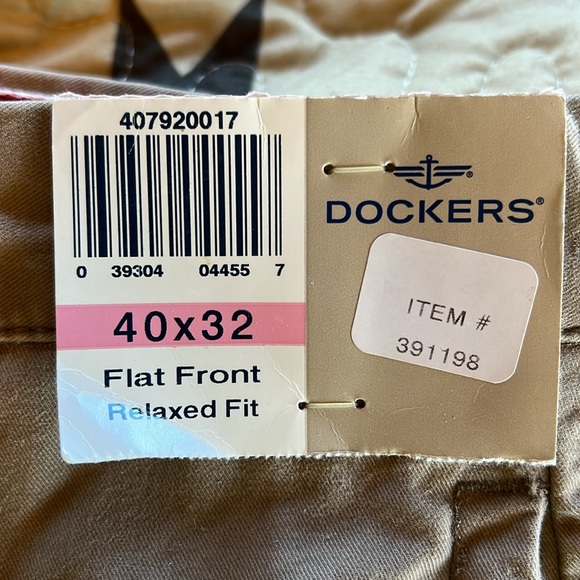 Mens Dockers Iconic Khaki Pants 40x32 - Picture 5 of 6